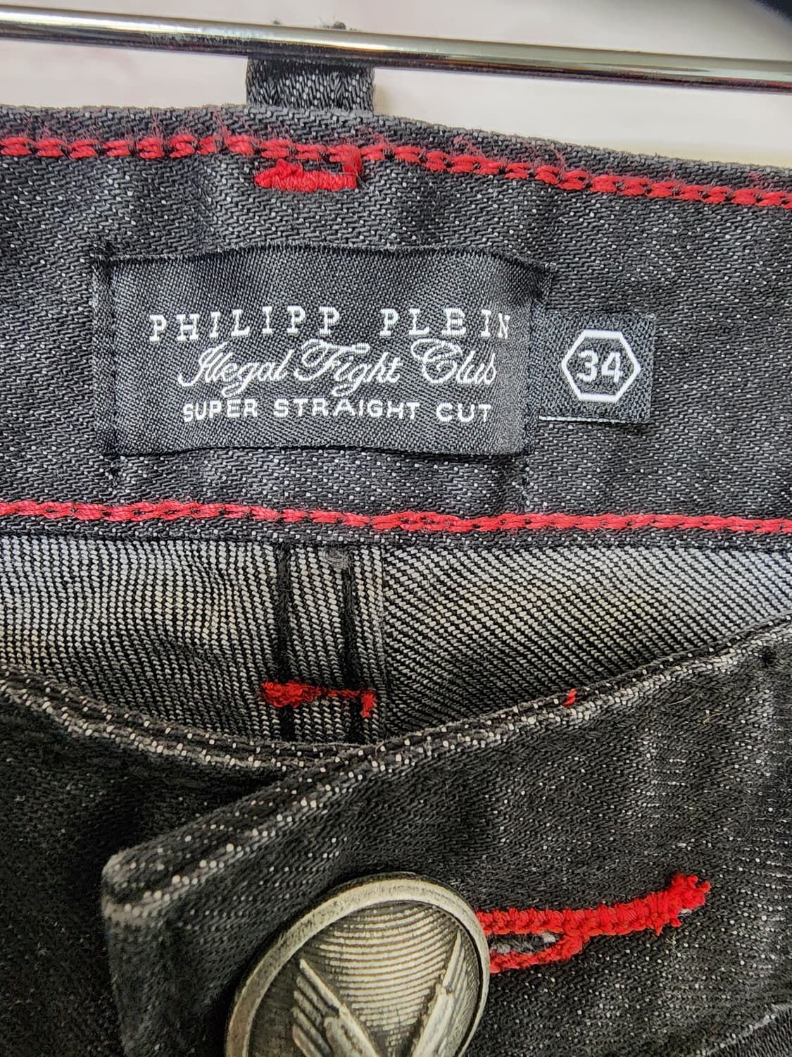 필립플레인 블랙 데님 팬츠 상품이미지9