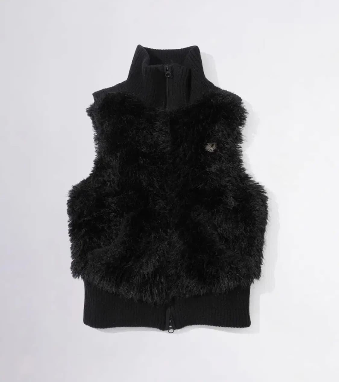 스컬프터 fuax Zip-up Vest 블랙 상품이미지1