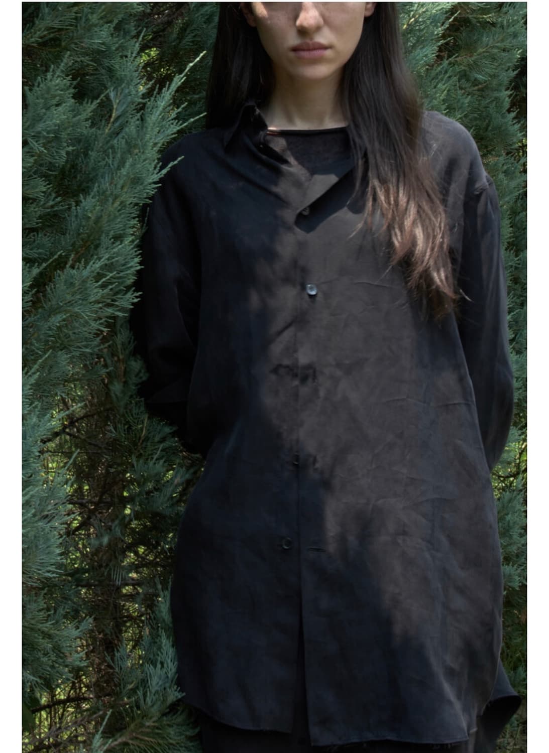 mudule oversized shirts (black cupra) 상품이미지1