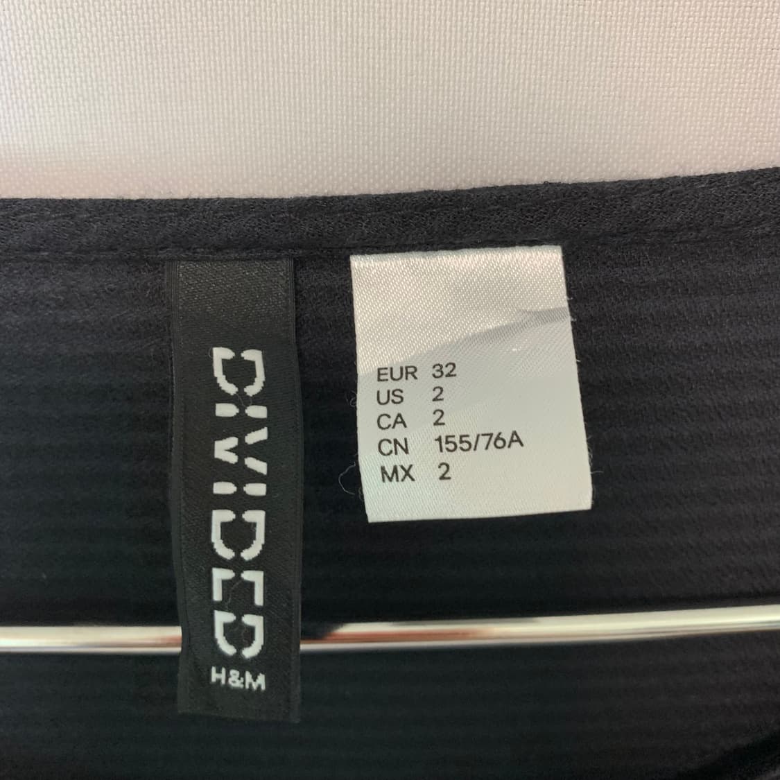 H&M 빈티지 코르셋 아일렛 디테일 긴팔 블라우스 블랙 32 상품이미지7