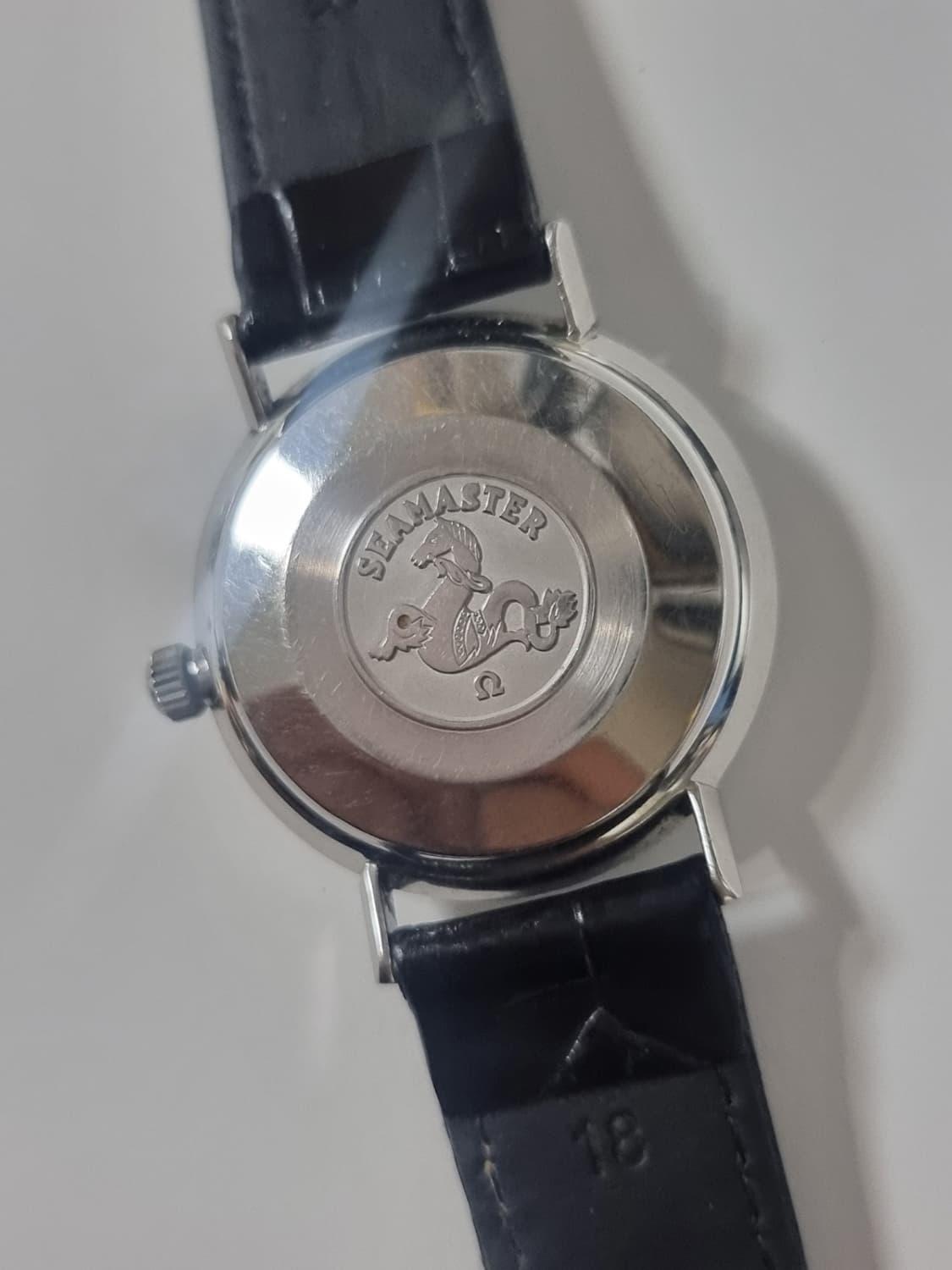 OMEGA 정품 오메가 빈티지 시계 씨마스터 자동35mm 은행잎무브 상품이미지5