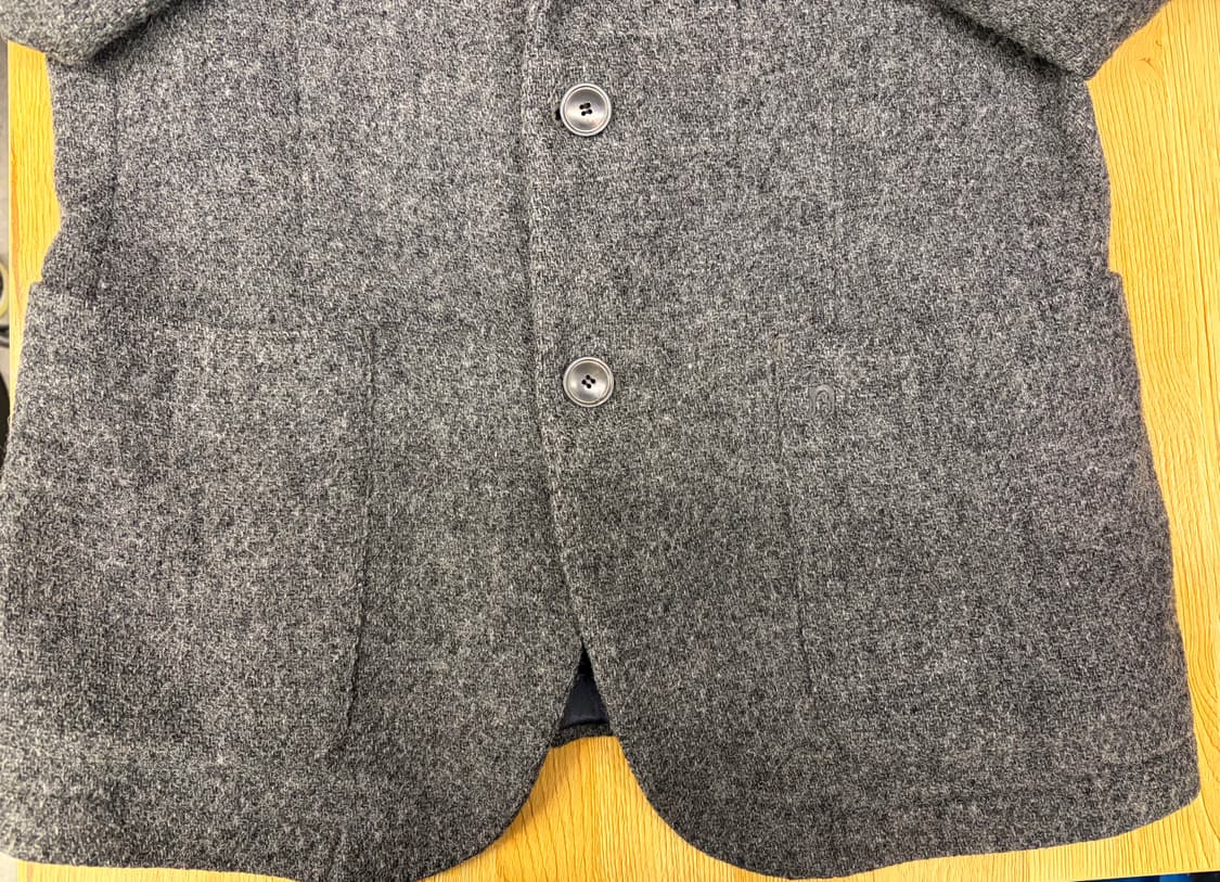 [100] 헤지스 그레이 울 자켓 상품이미지3