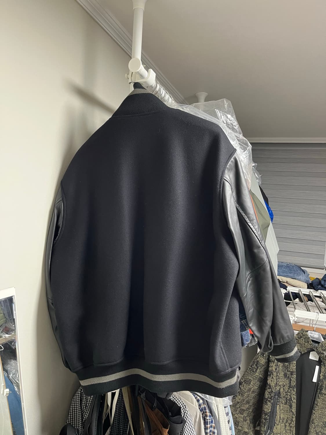 그라프페이퍼 바시티 멜톤 스타디움 자켓 2사이즈 팝니다 상품이미지2