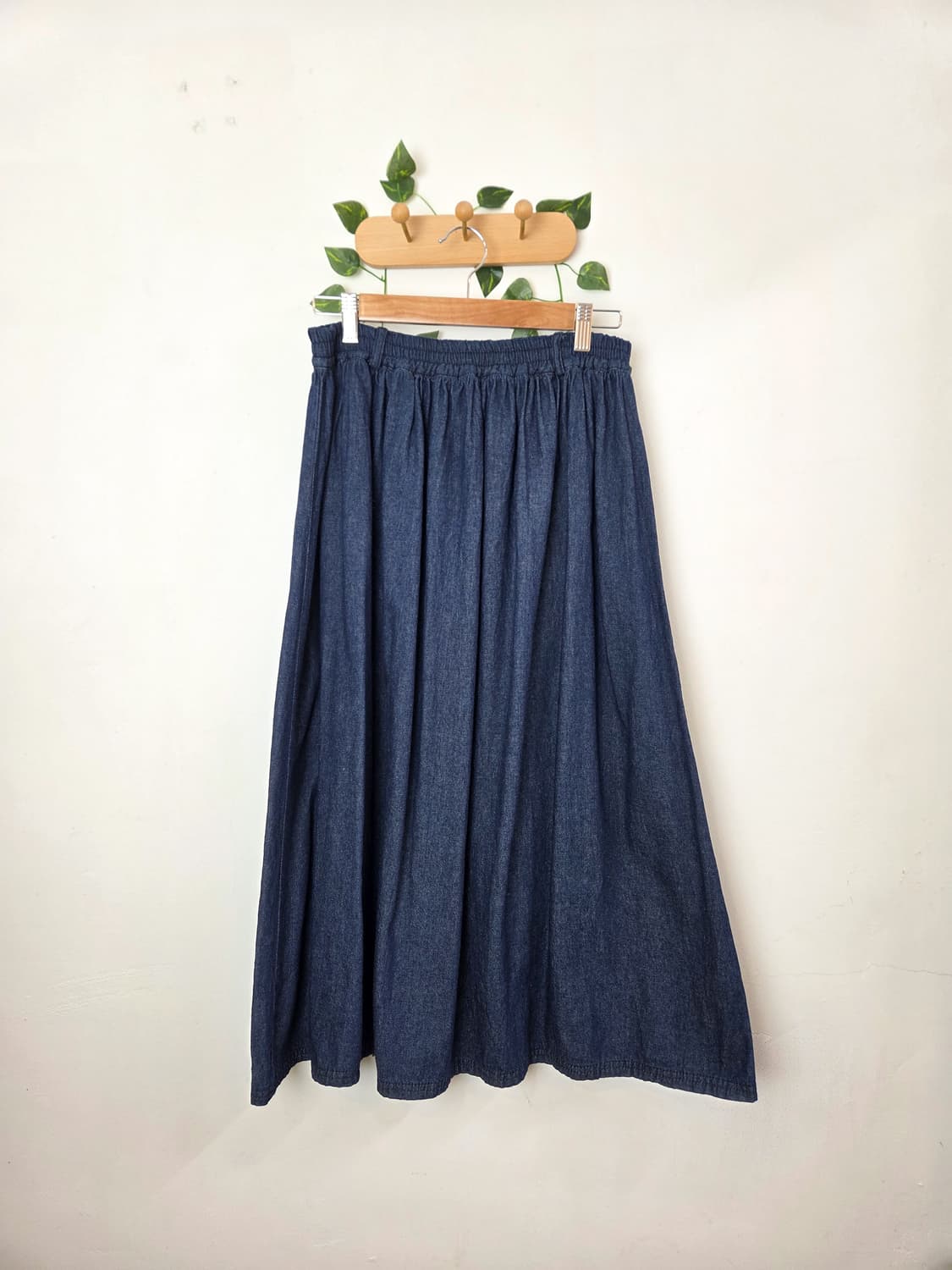 데일리 데님 롱스커트 상품이미지1