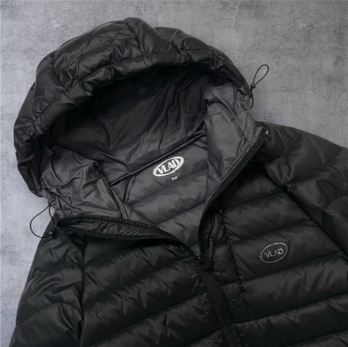 디미트리블랙 VLAD 블랙 라이트쉘 후드 경량패딩 2(L) 상품이미지2