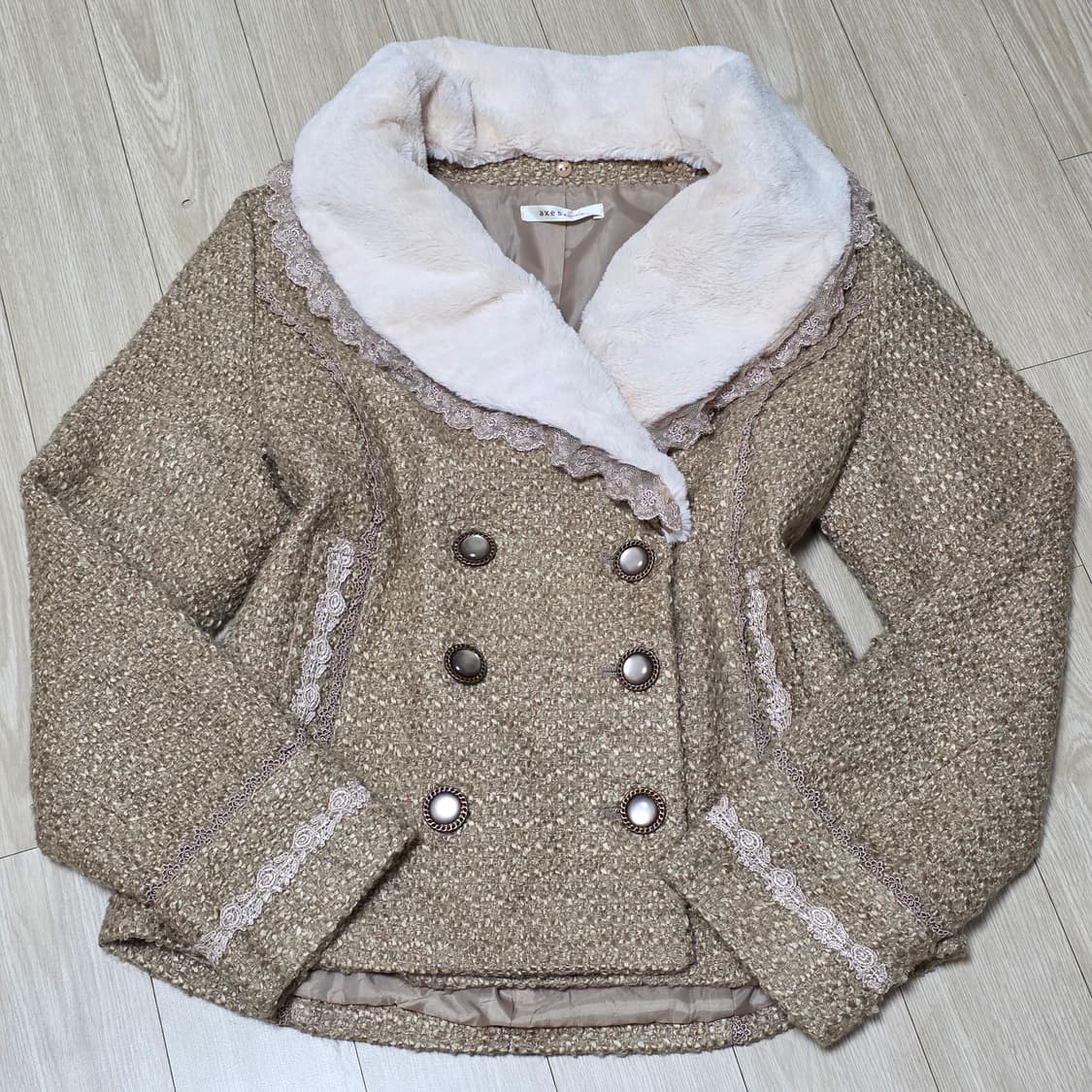 엑시즈팜) 퍼 레이스 히메라떼갸루st 로맨틱로리타 트위드 블레이저자켓 상품이미지1