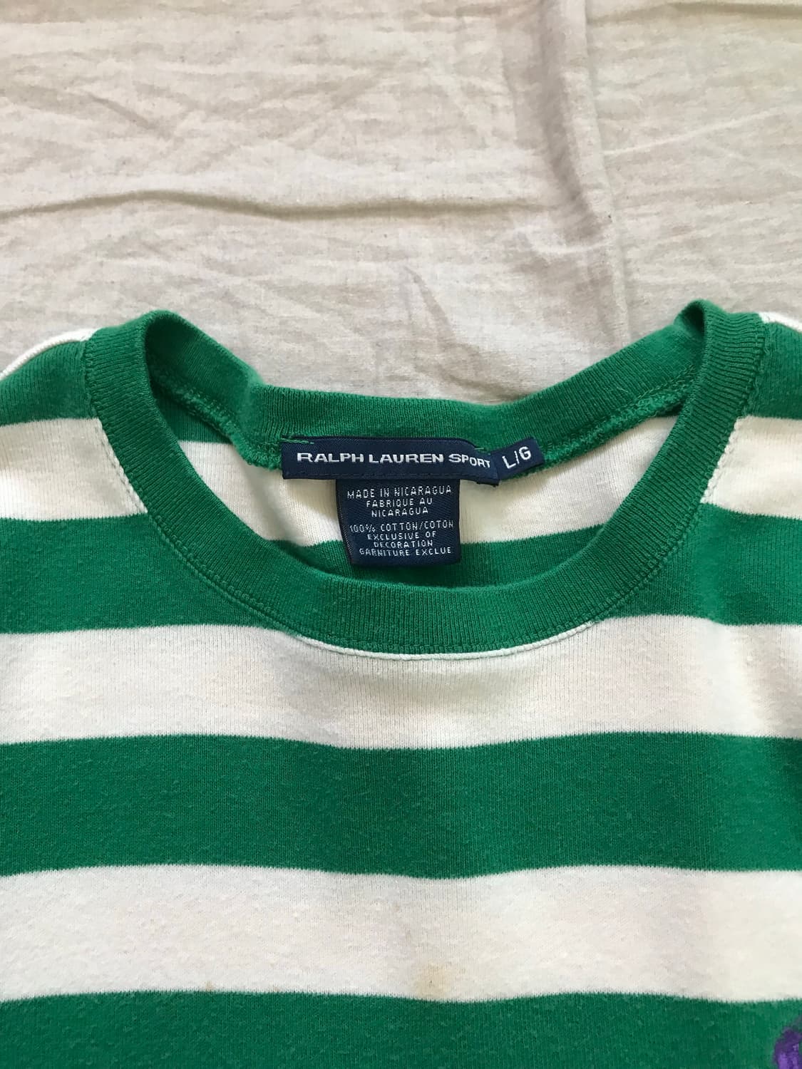 폴로 랄프로렌 포니로고 스트라이프 롱슬리브티 상품이미지7