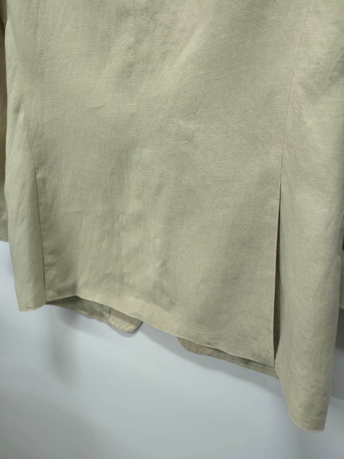 에르메네질도 제냐 소프트 라인 베이지 린넨 블레이저 (스위스 메이드) 상품이미지6