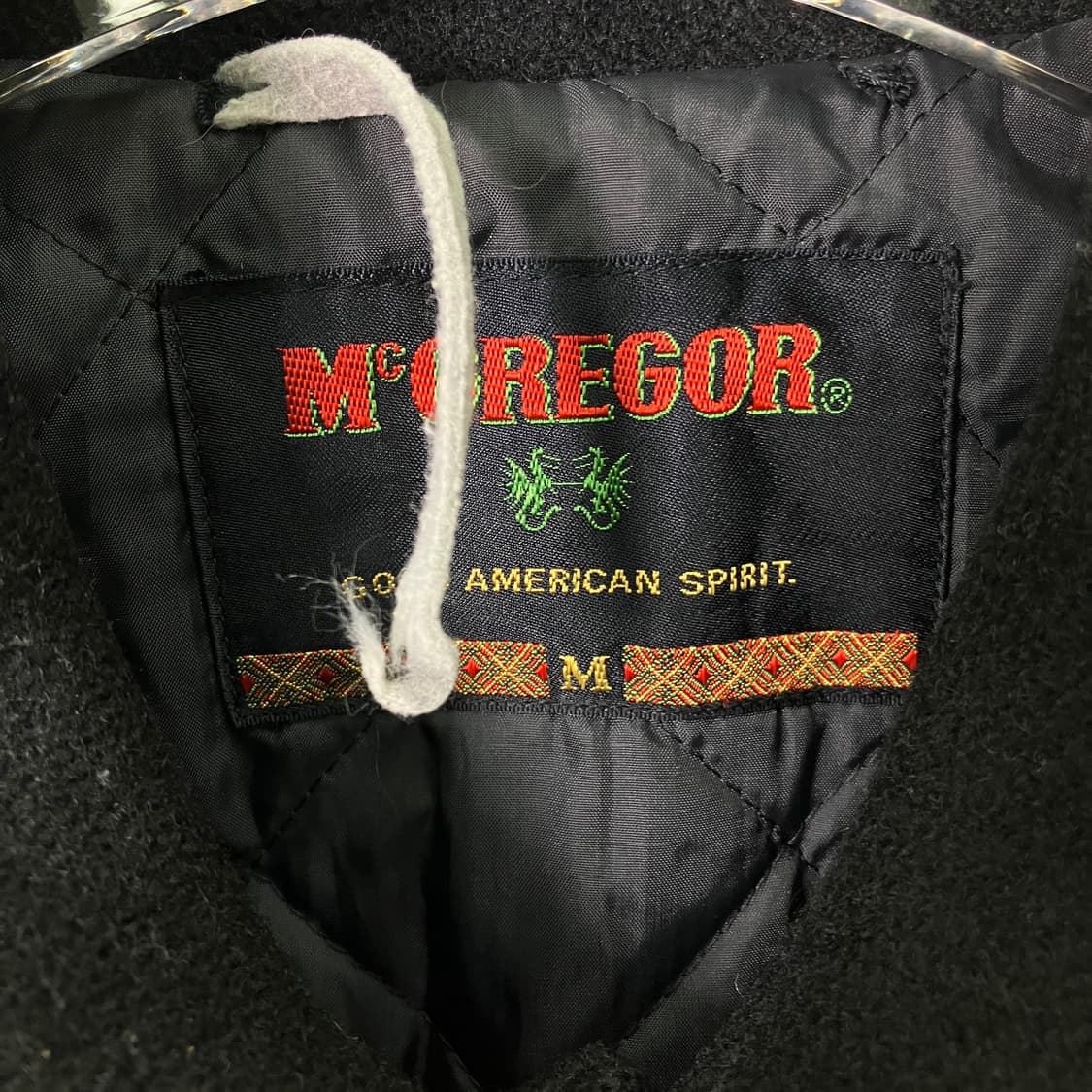 맥그리거 블랙 울 바시티 자켓 M 상품이미지3