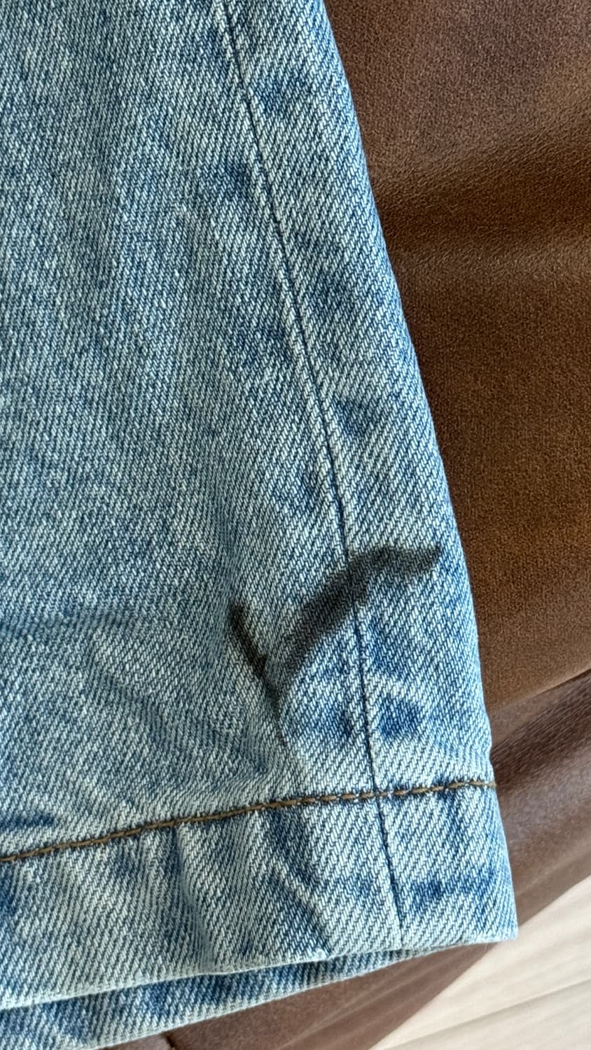 satur 와이드 핀턱 데님 상품이미지5