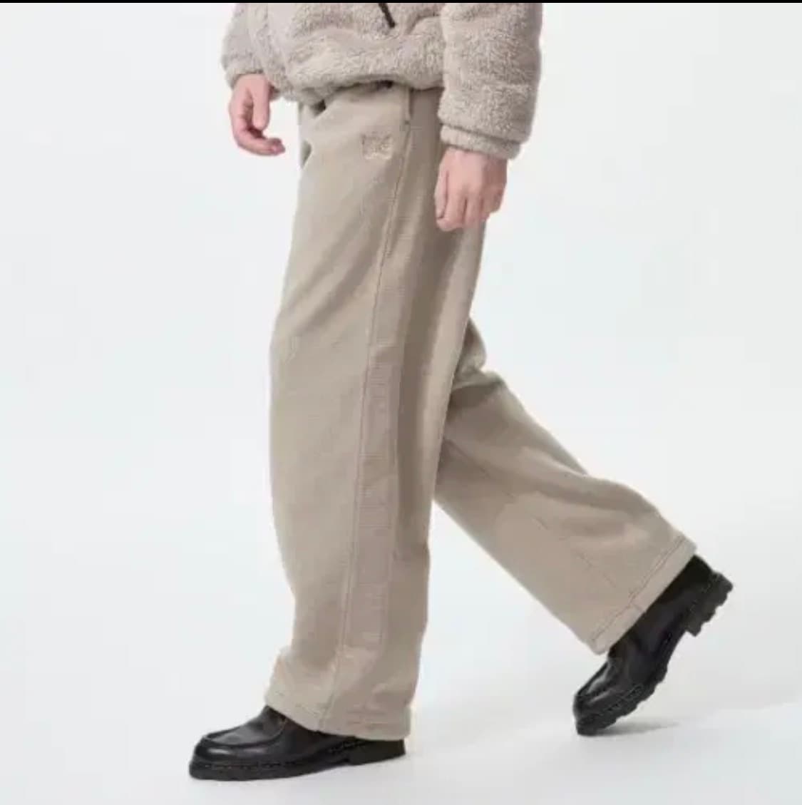 (2XL) 유니클로 니들스 유니들스 플리스 후리스 트랙팬츠 베이지 상품이미지1