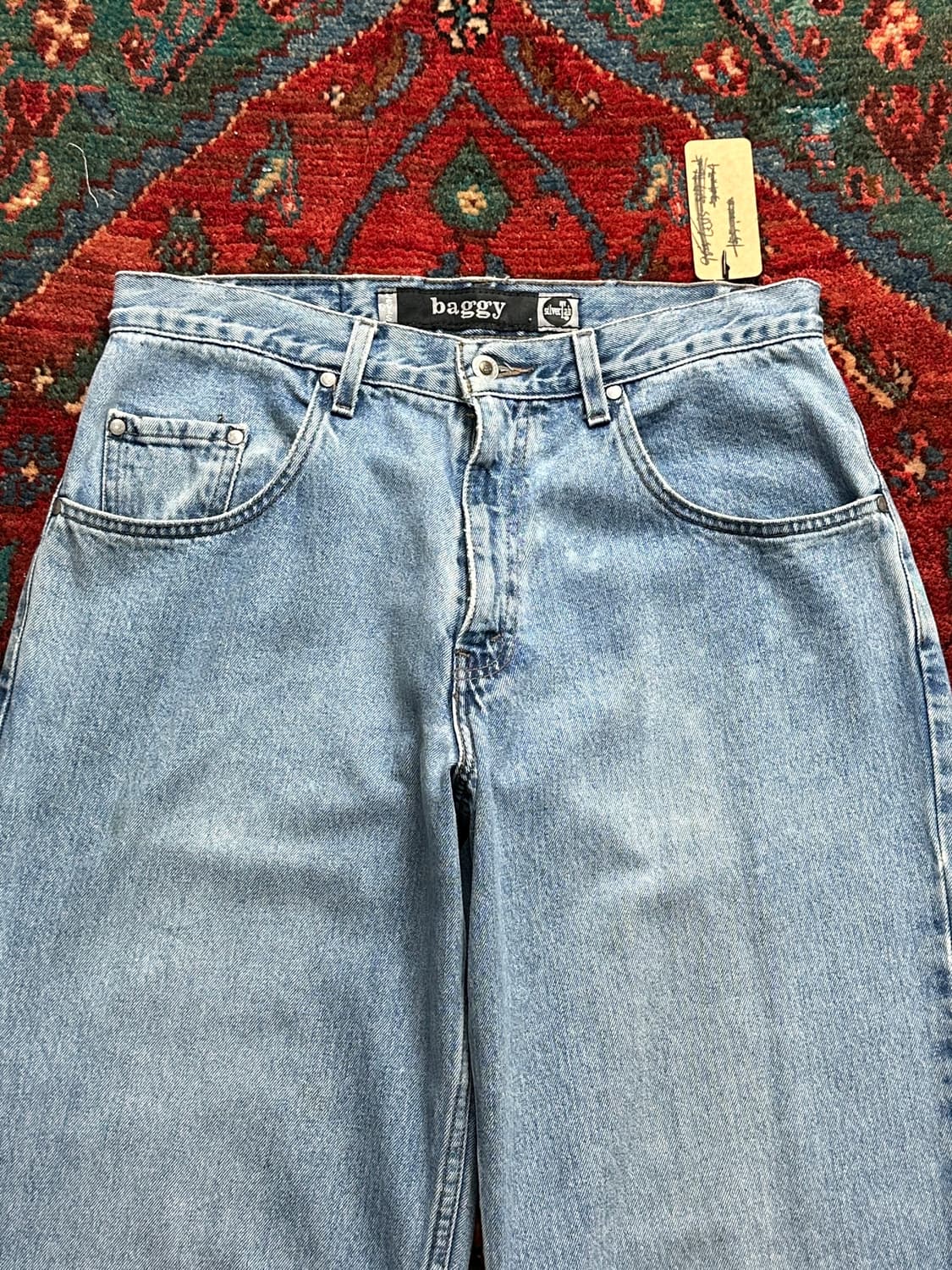 00's 리바이스 실버탭 배기 데님 팬츠 상품이미지5