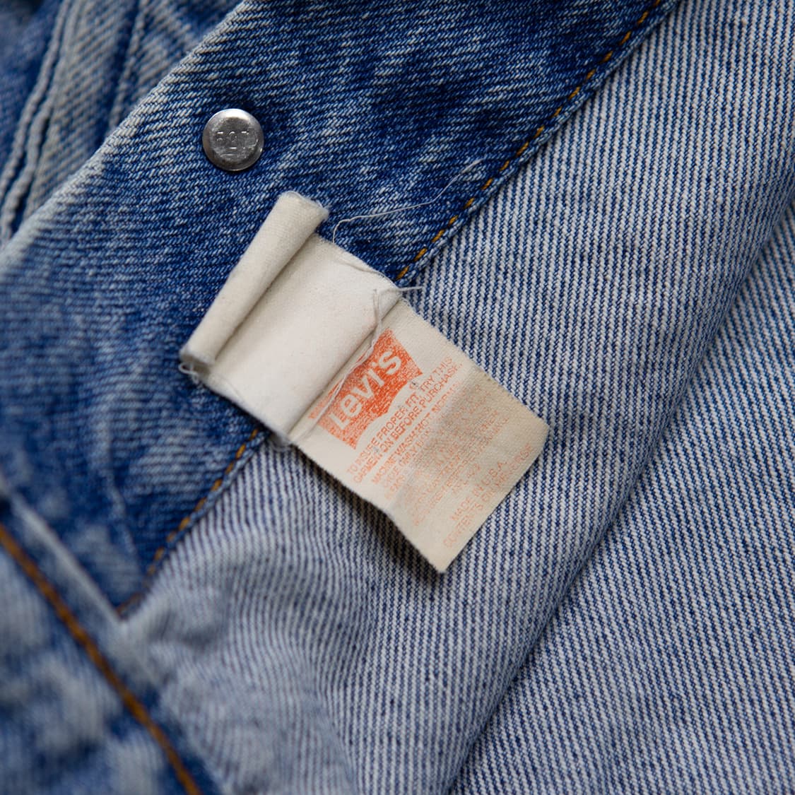 90s 리바이스 USA 생산 데님 트러커 자켓 상품이미지7
