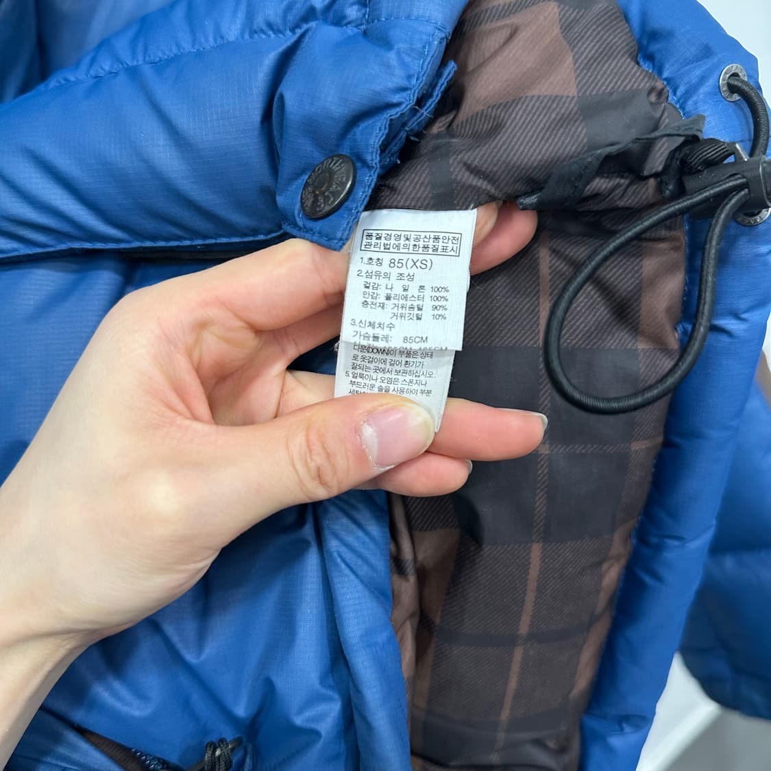 노스페이스 화이트라벨 윈드 스토퍼 패딩 상품이미지9