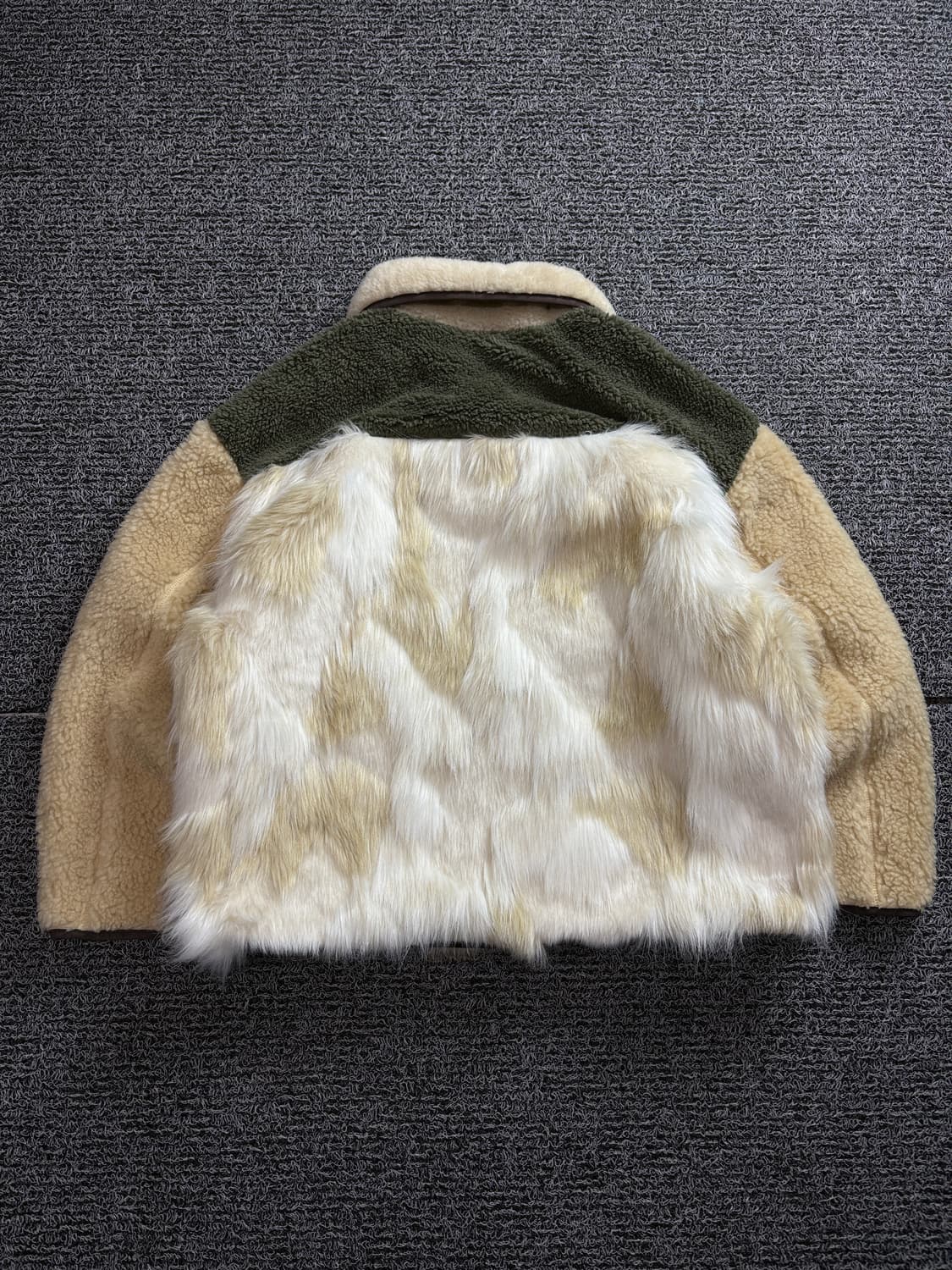 더오픈프로덕트 퍼 쉐르파 믹스업 플리스 자켓 1659 상품이미지5