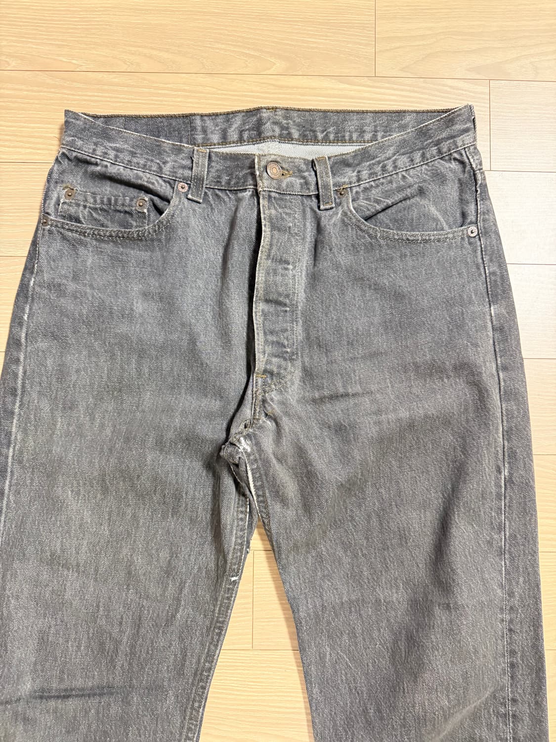 90s 리바이스 501 usa made 0658 연그레이 상품이미지2