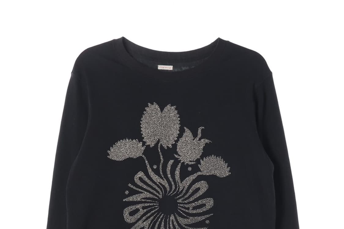 아노니모아노니마 플라워 그래픽 롱슬리브 티셔츠 XL 상품이미지3