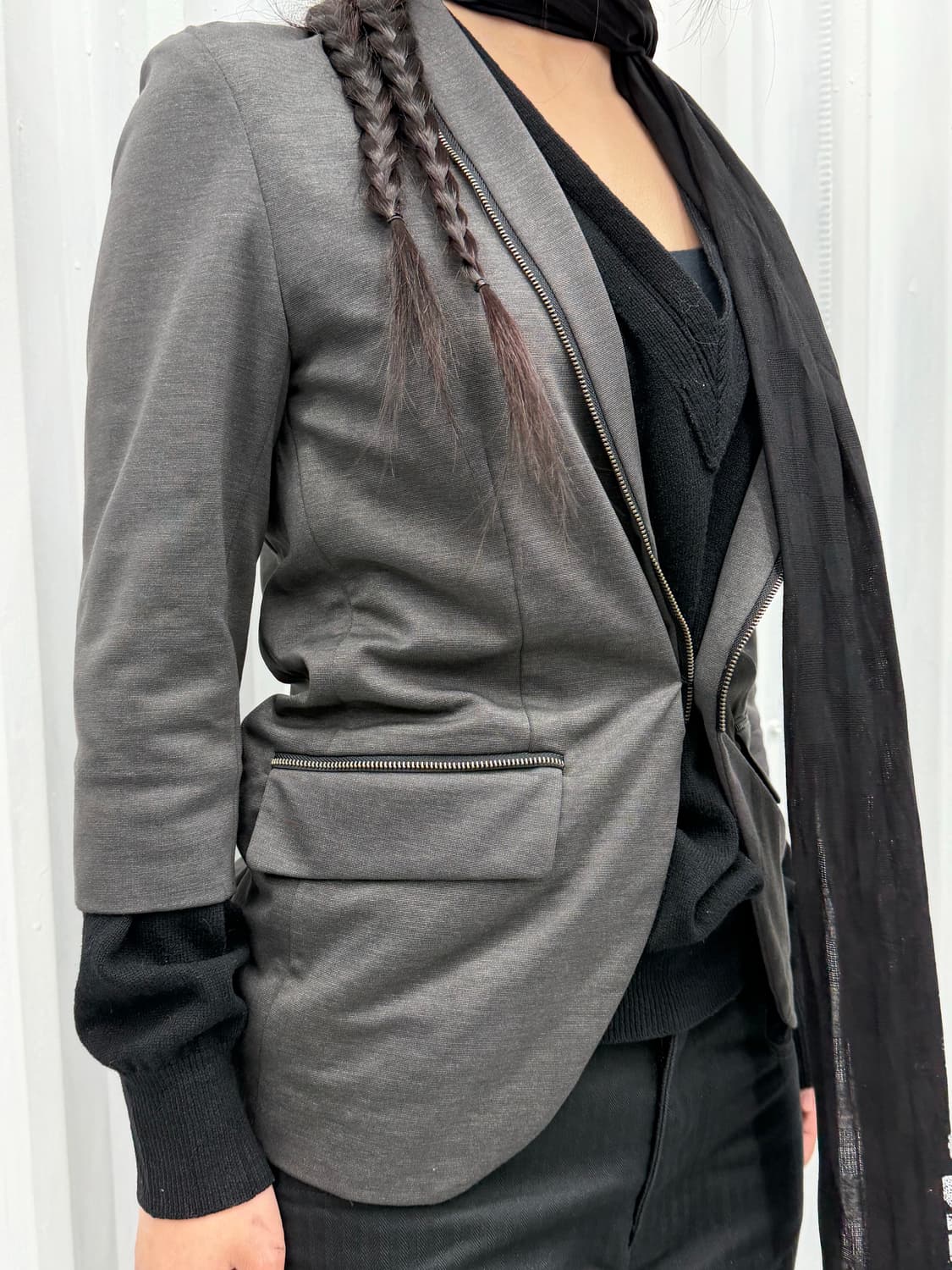 One button zip jacket 상품이미지2