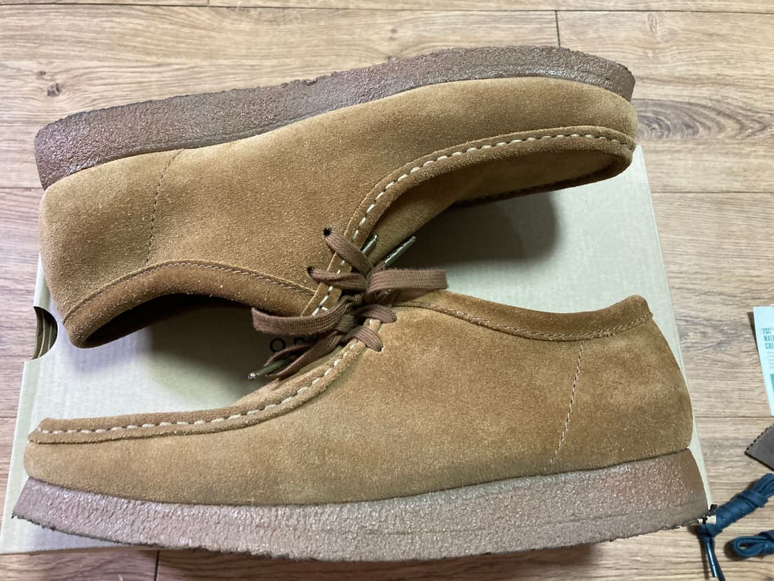 [UK9/275] 클락스 왈라비 모카신 / 콜라 브라운 상품이미지4