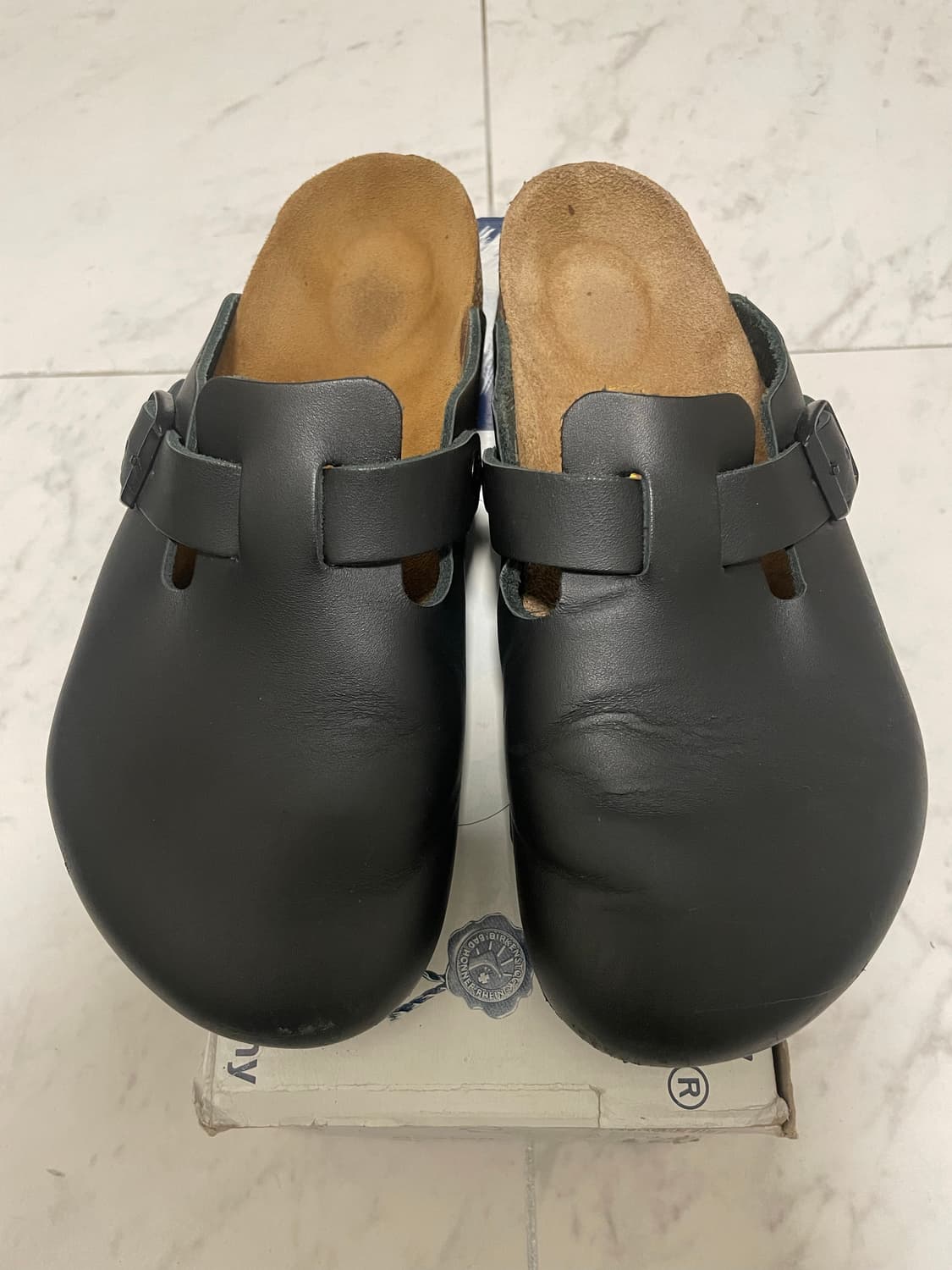 버켄스탁 보스톤 레더 블랙 260mm 상품이미지1