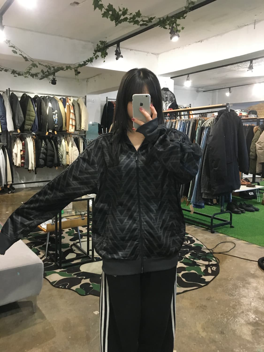 아디다스 구파이어버드 기하학 트랙탑 110 상품이미지4