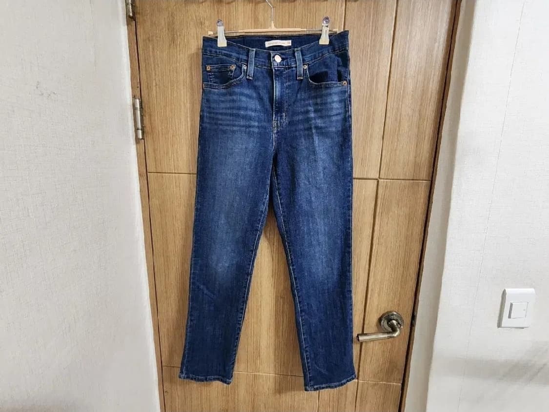 (28)여성 리바이스 724 하이라이즈 스트레이트 진 데님 팬츠 상품이미지2