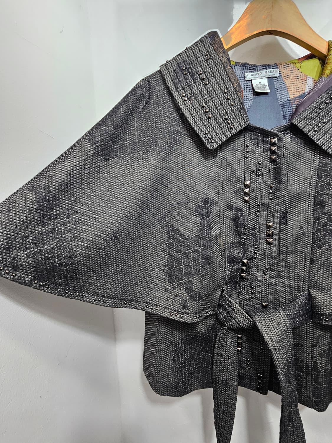 알베르토 마칼리(Alberto Makali) 디자이너 망토 자켓 상품이미지6