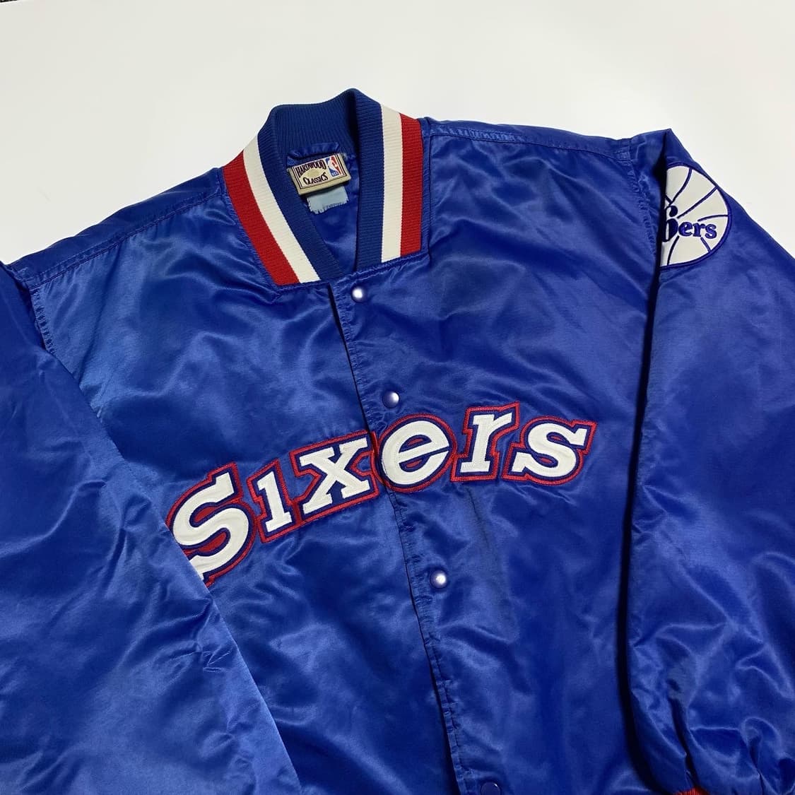 마제스틱 필라델피아 76ers 바시티자켓 상품이미지2