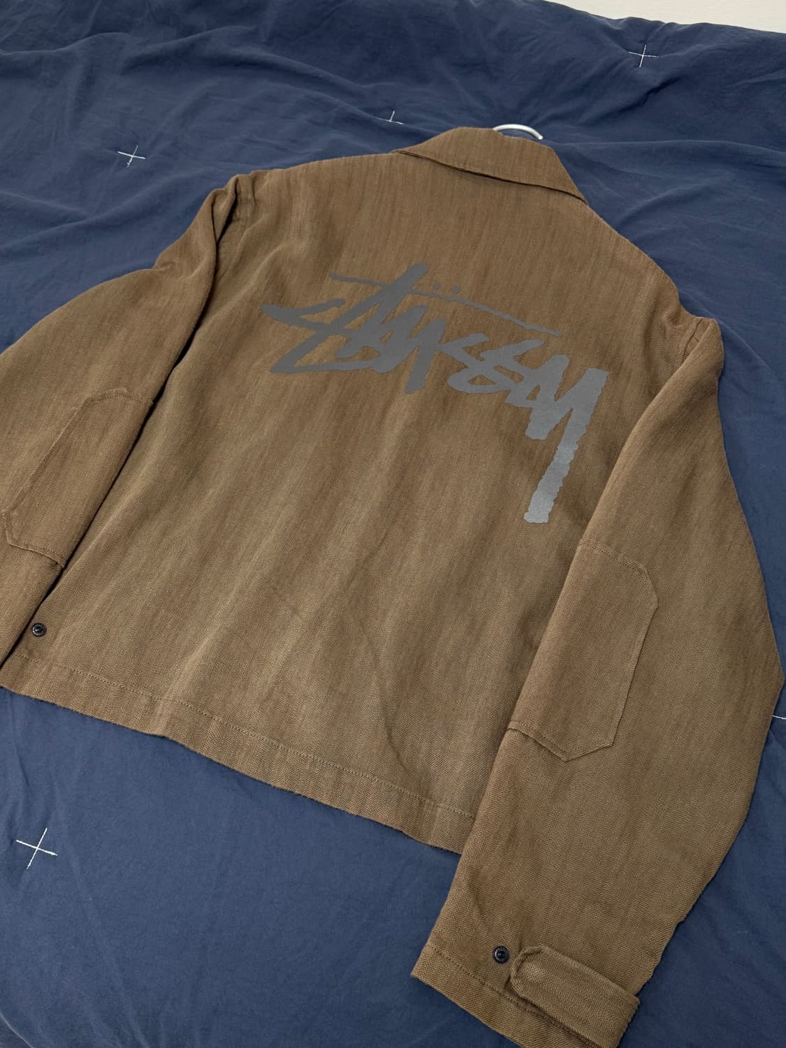 스투시 X 아워레가시 파라레스큐 자켓 머드블랙 슬럽 트윌 상품이미지4