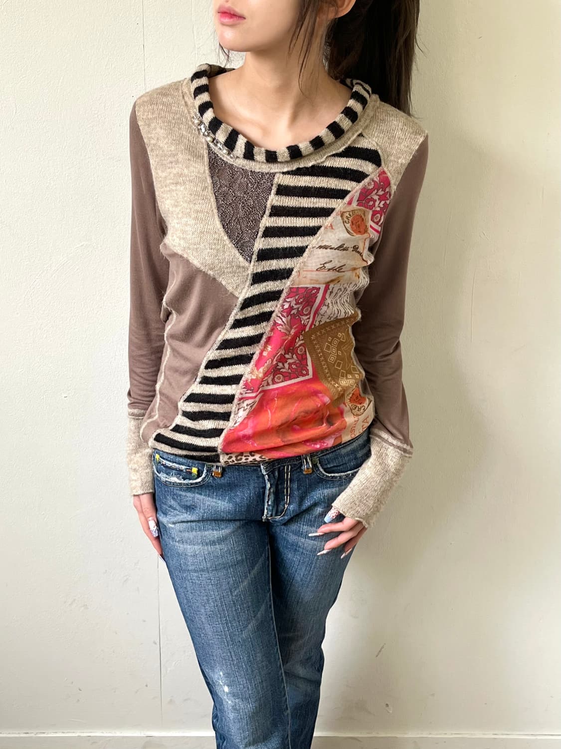 Mr.Giuly 아트 스웨터 상품이미지4