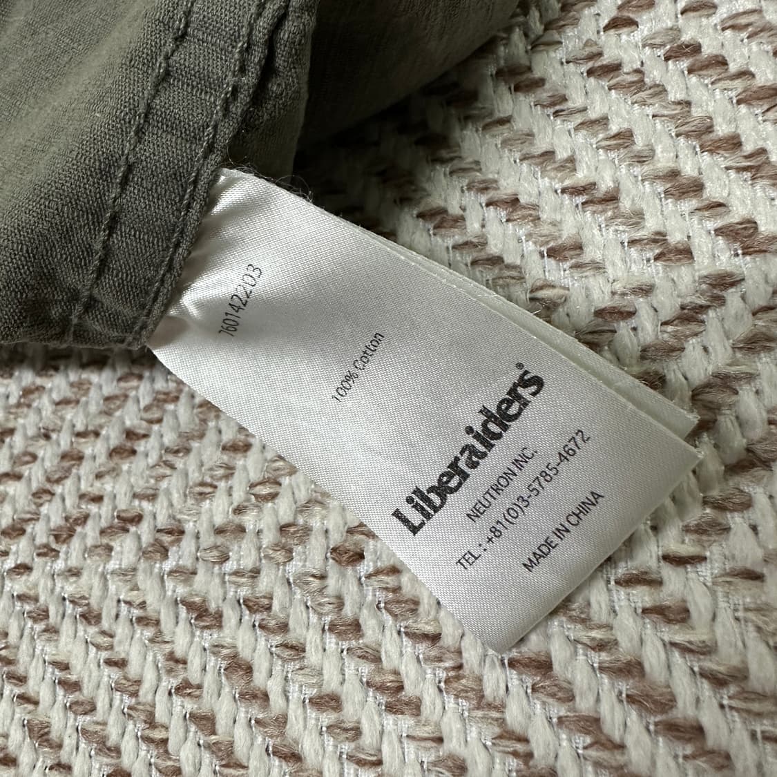 LIBERAIDERS rip stop fatigue jacket xl 상품이미지4