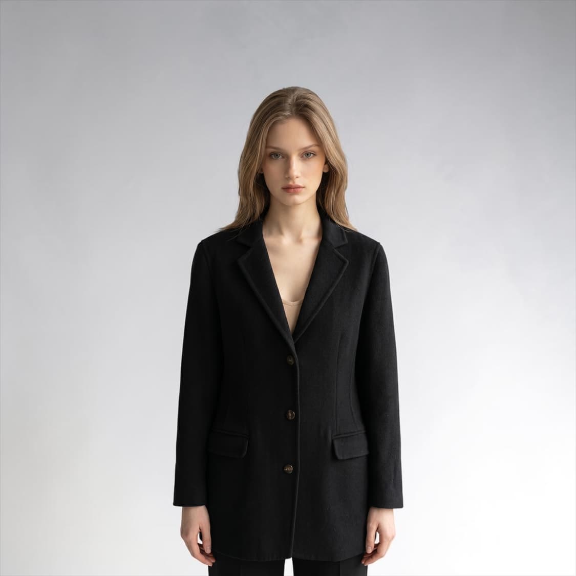 IT40/ 살바토레 페라가모 앙고라 블렌딩 코트 자켓 상품이미지1