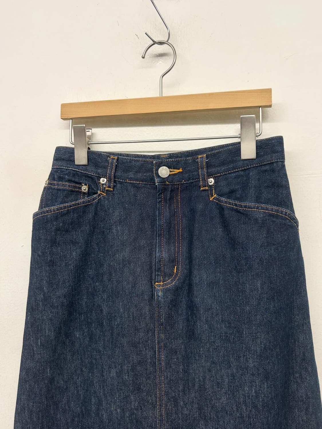 제이프레스 데님 롱 스커트 상품이미지2