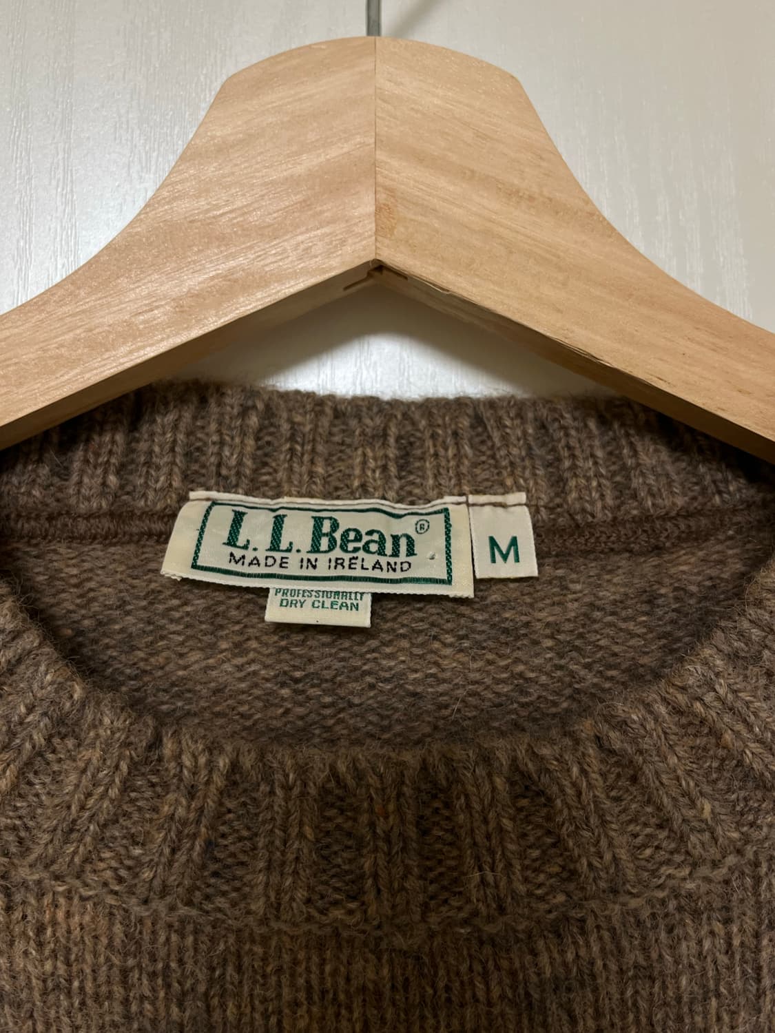 L.L.Bean 스웨터 / 베이지 브라운 & 스틸 블루 / M (95–1 상품이미지3