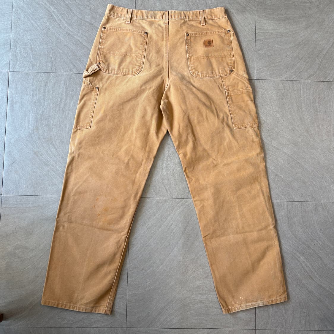칼하트 정품 브라운 더블니 팬츠 상품이미지6
