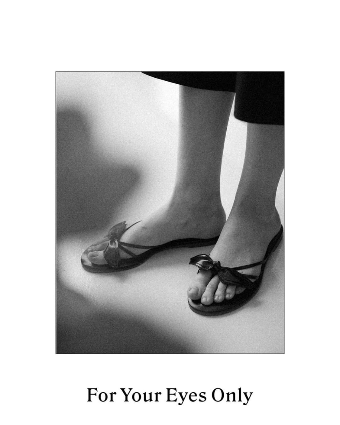 포유어아이즈온리 Cecil Ribbon Sandal 블랙 240사이즈 상품이미지4