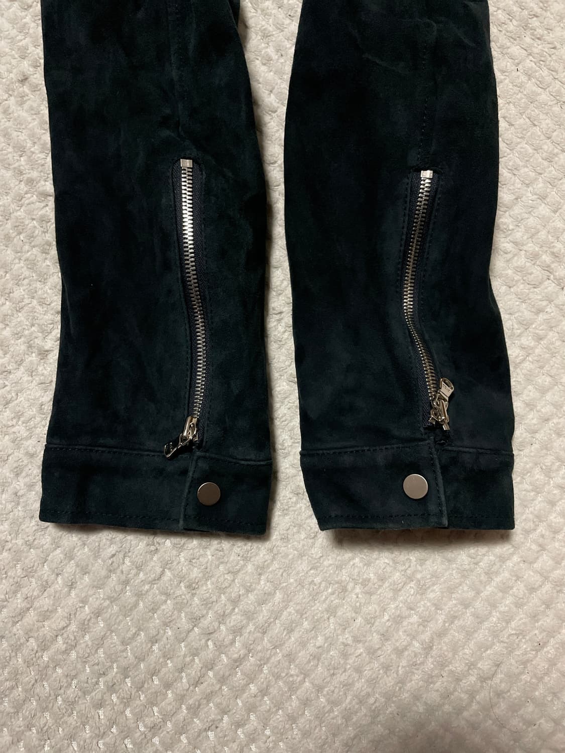 VANHART X SIEG 웨스턴 무드 염소가죽 스웨이드 레더 자켓 상품이미지6