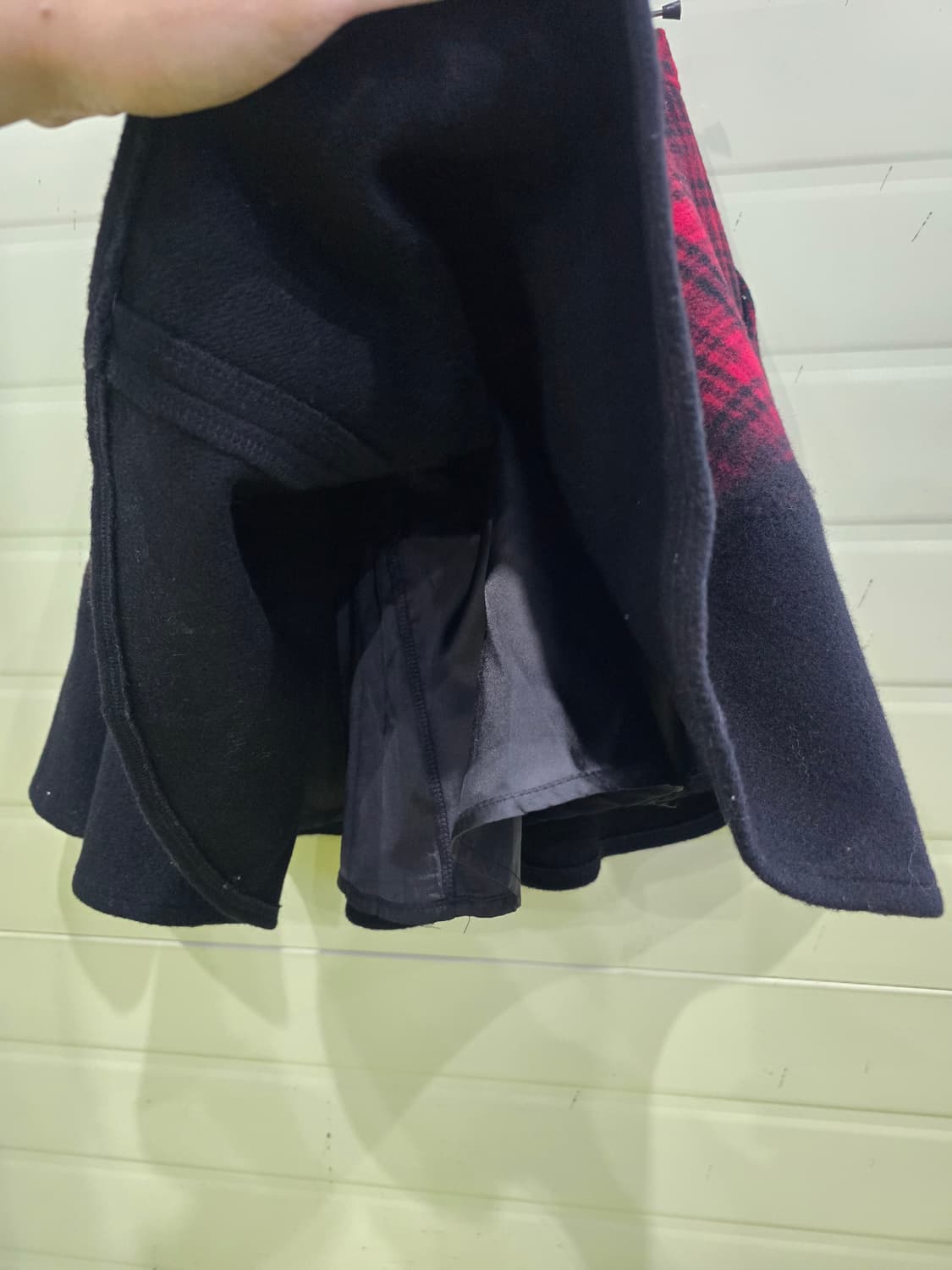 Steve J & Yoni P 울 플레어 스커트 상품이미지5