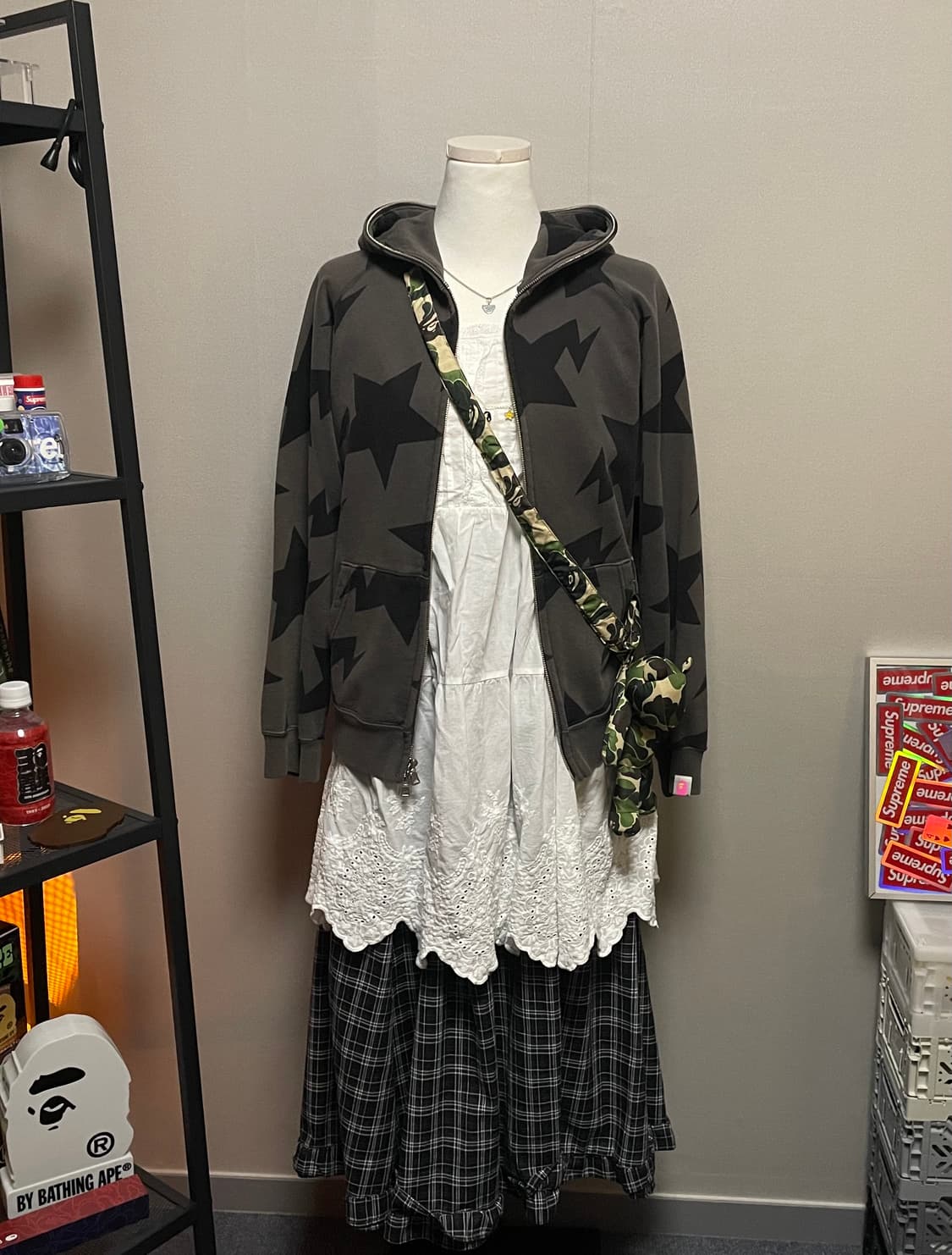 베이프 스타 집업 상품이미지3