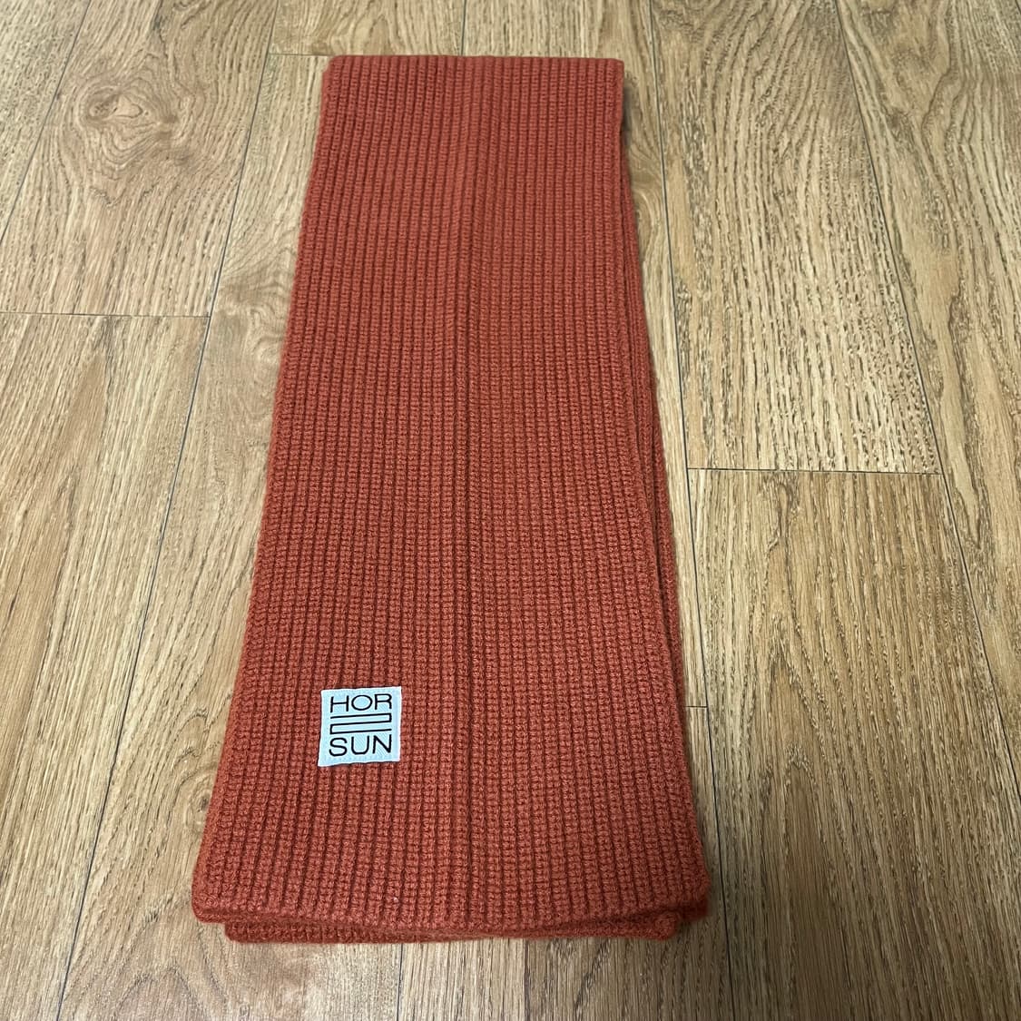 홀리선 스키프 슈퍼파인 울 니트 립 머플러 목도리 러스트 오렌지 상품이미지3