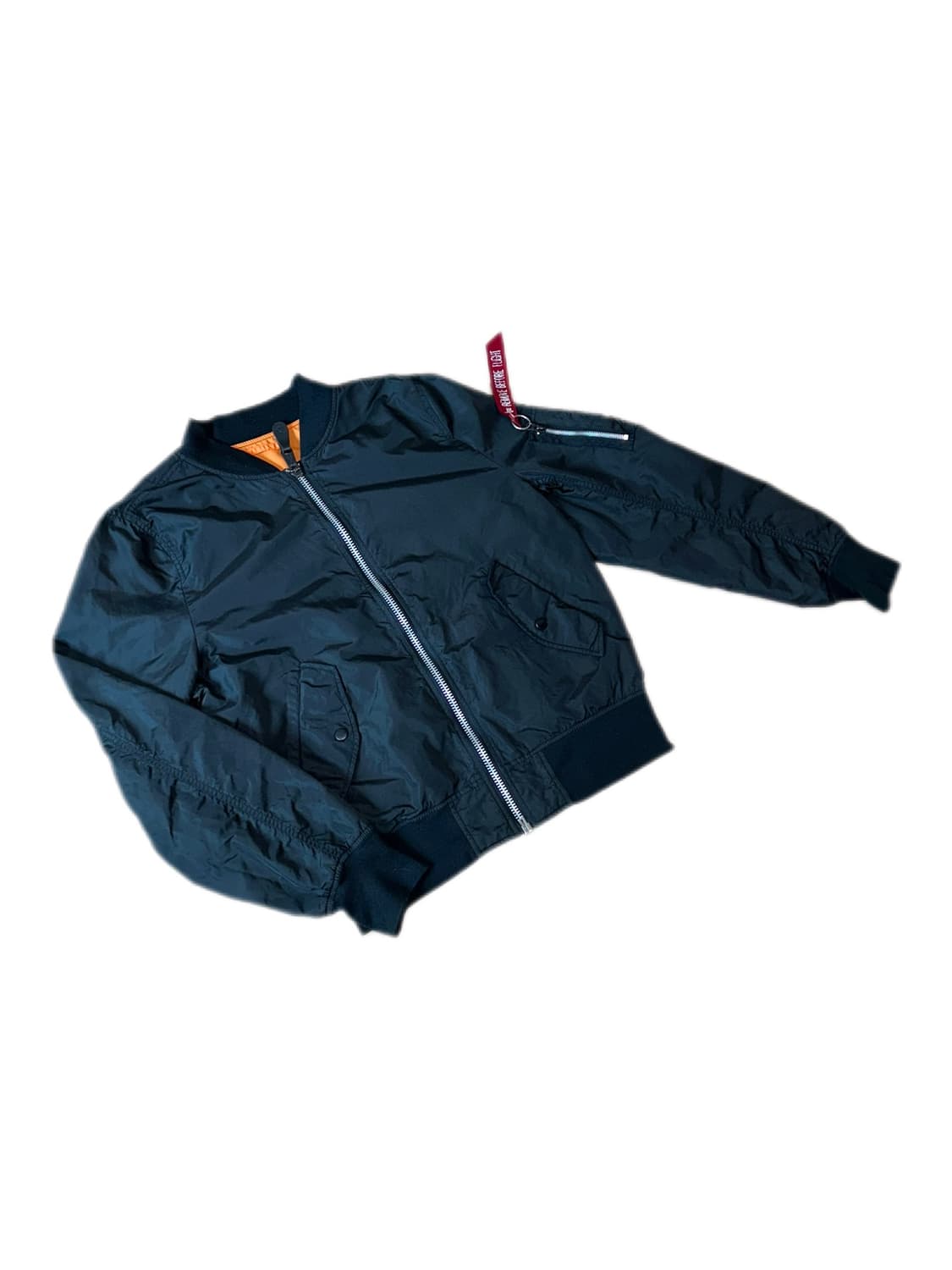 알파인더스트리 블랙 ma-1 리버시브 간절기 자켓 상품이미지2