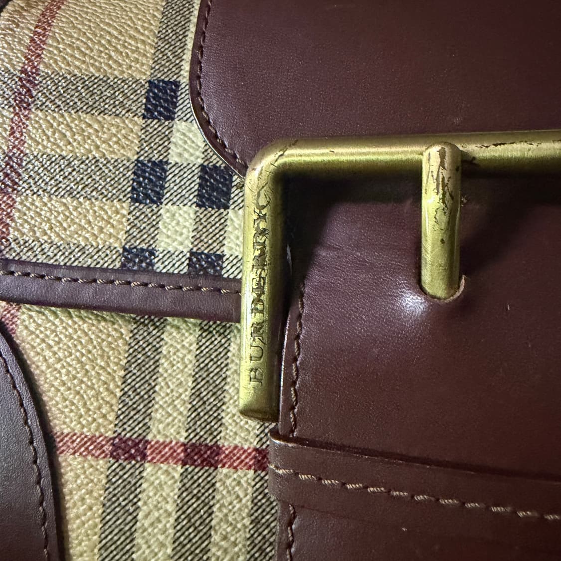 버버리 노바체크 벨트 바케트 숄더백 상품이미지3