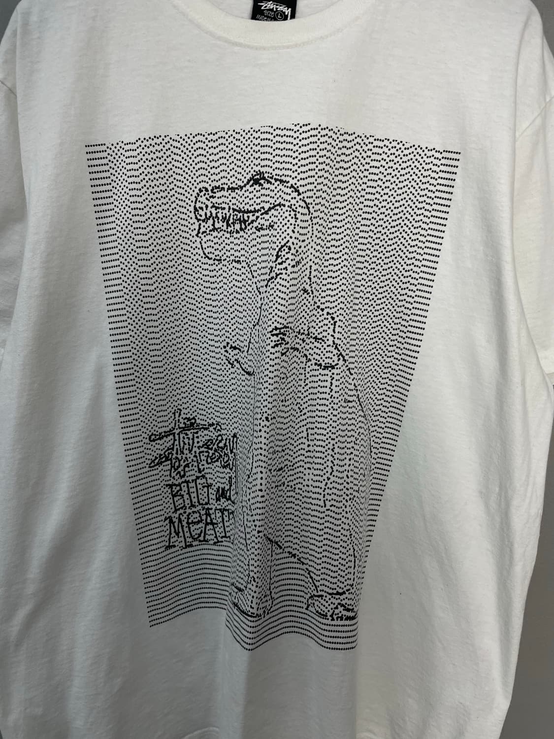 스투시 닷 룹스 화이트 반팔 H2125 상품이미지4