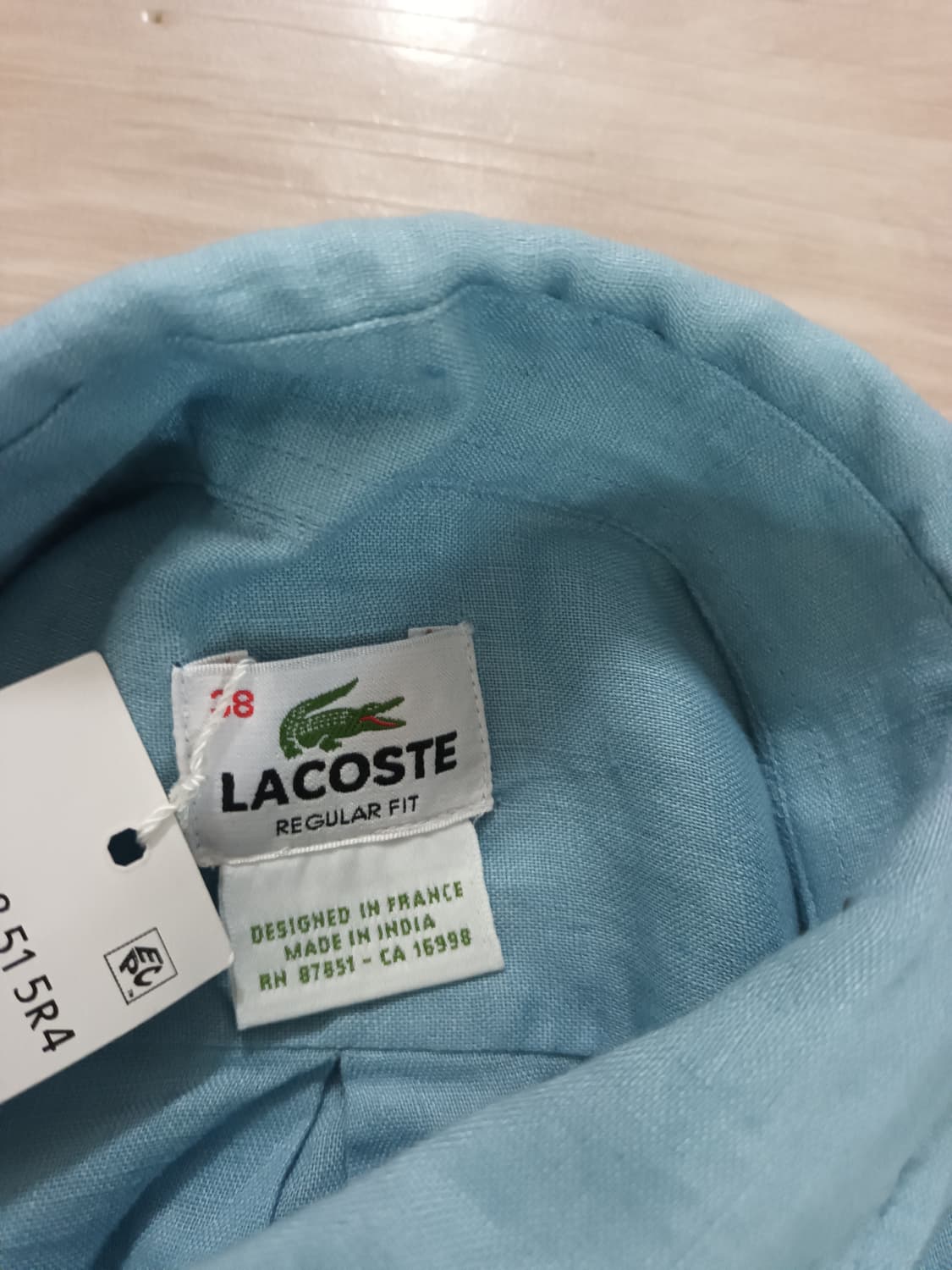 라코스테 블루 셔츠 38 (95사이즈) 상품이미지3