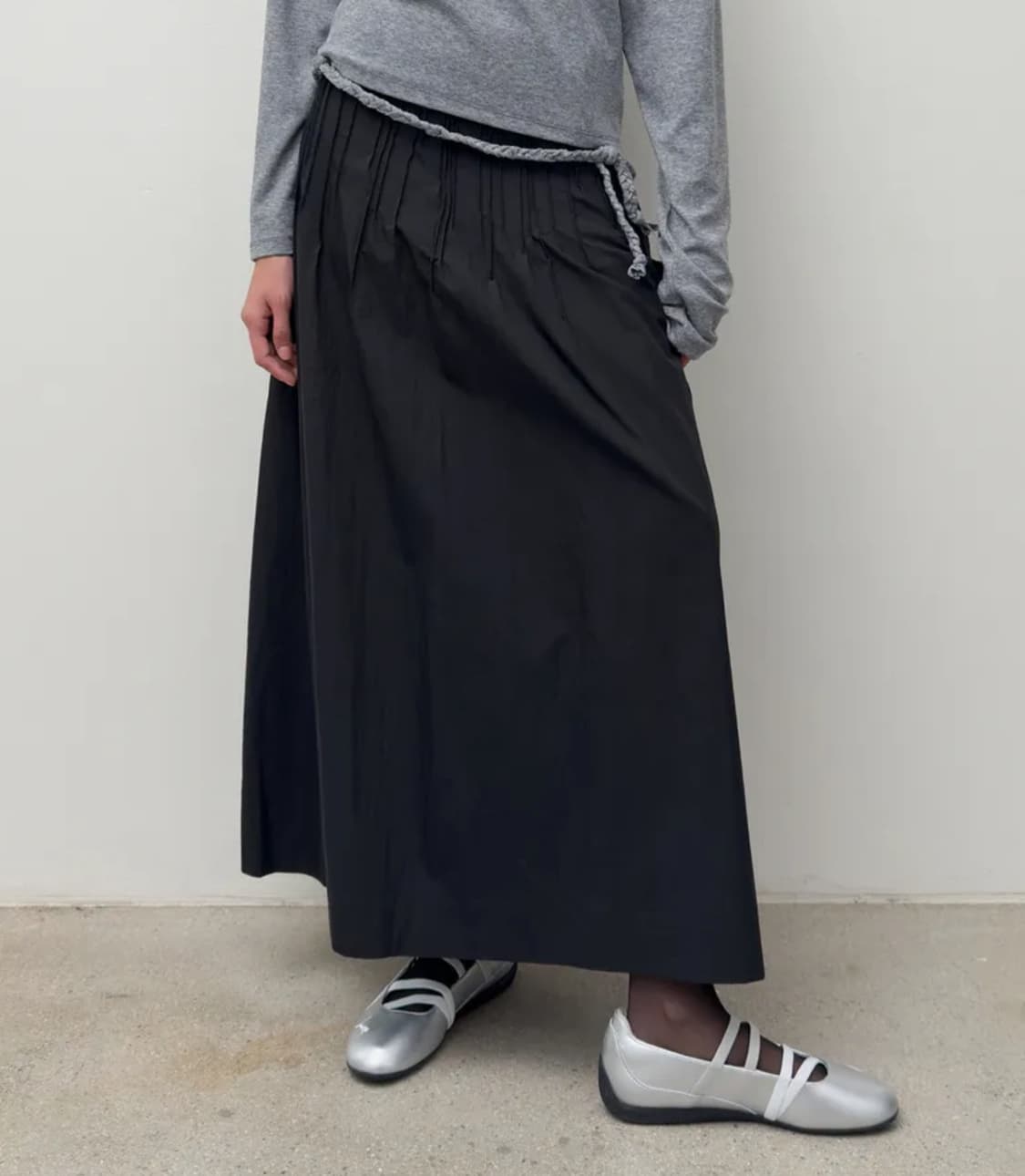 다이애그널 STITCHED SKIRT 상품이미지1