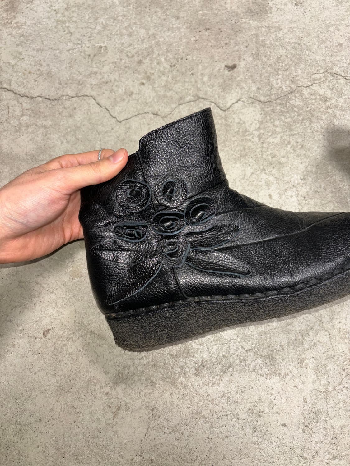 쌈지 레더 앵클 부츠 상품이미지7