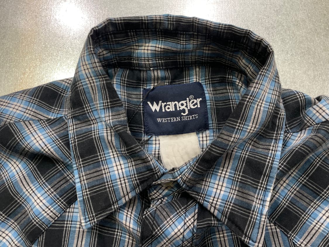 Wrangler 랭글러 체크 웨스턴 반팔 셔츠 상품이미지8