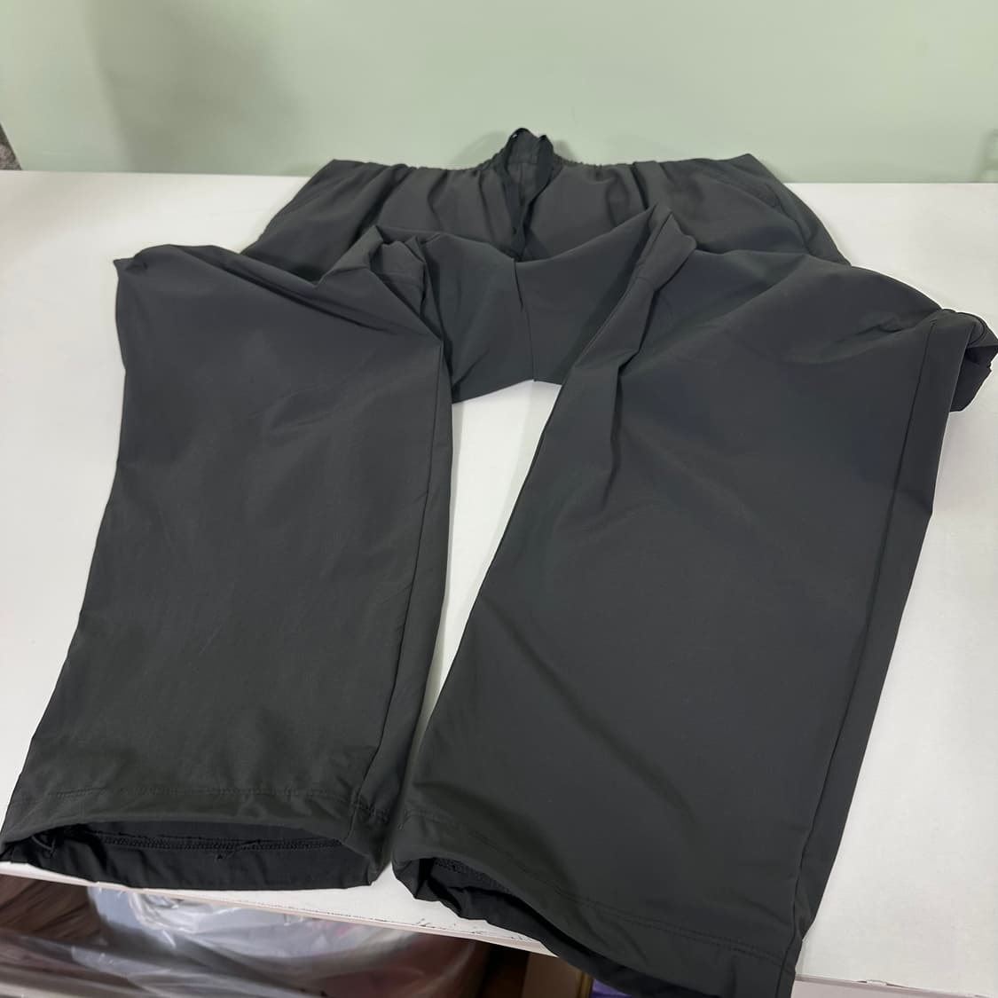 우먼M 안다르 ANDAR 그레이 카고 나일론팬츠 상품이미지4