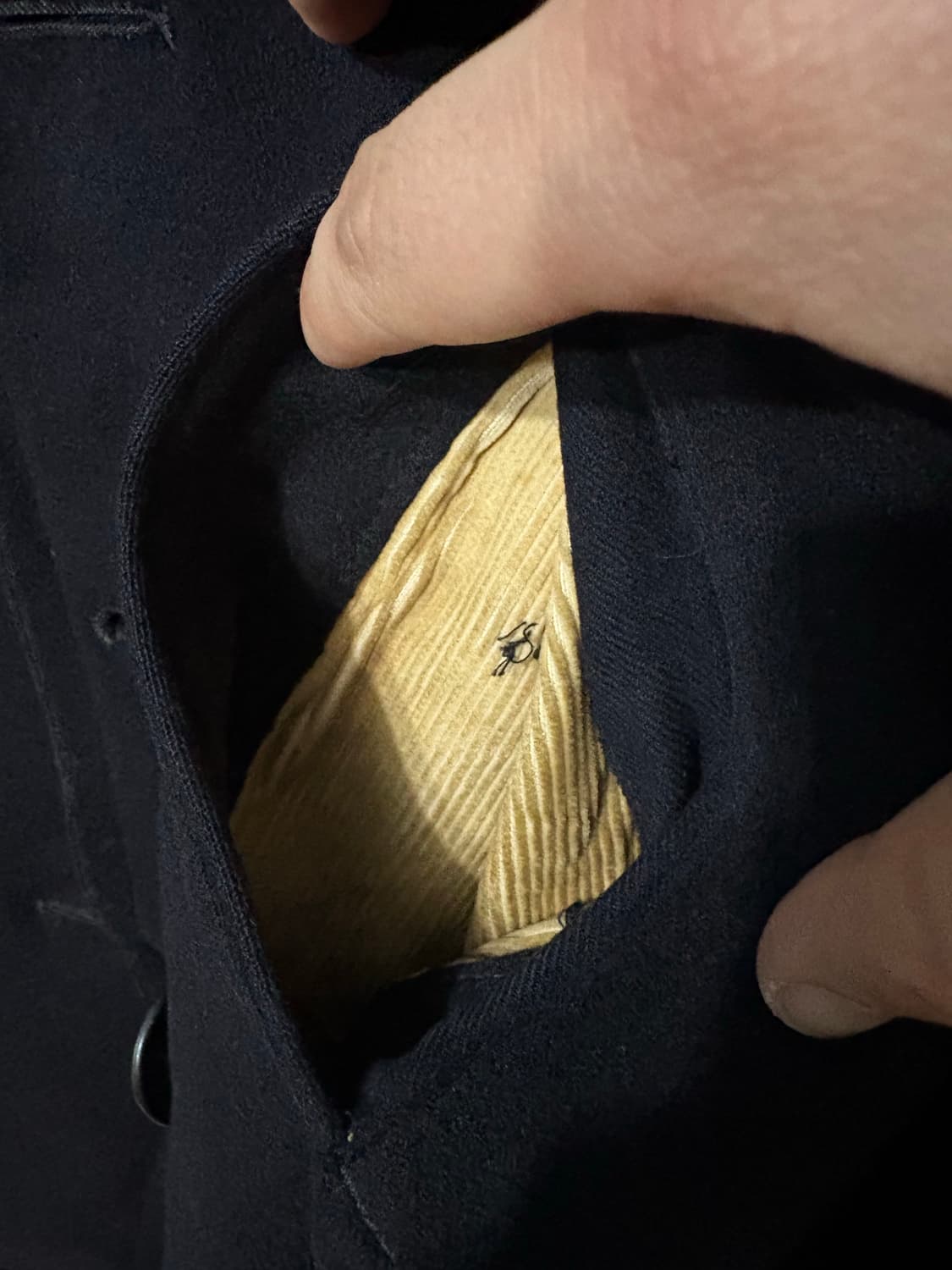 Rare!!! 40's USN 10 Button Pea coat. 상품이미지5