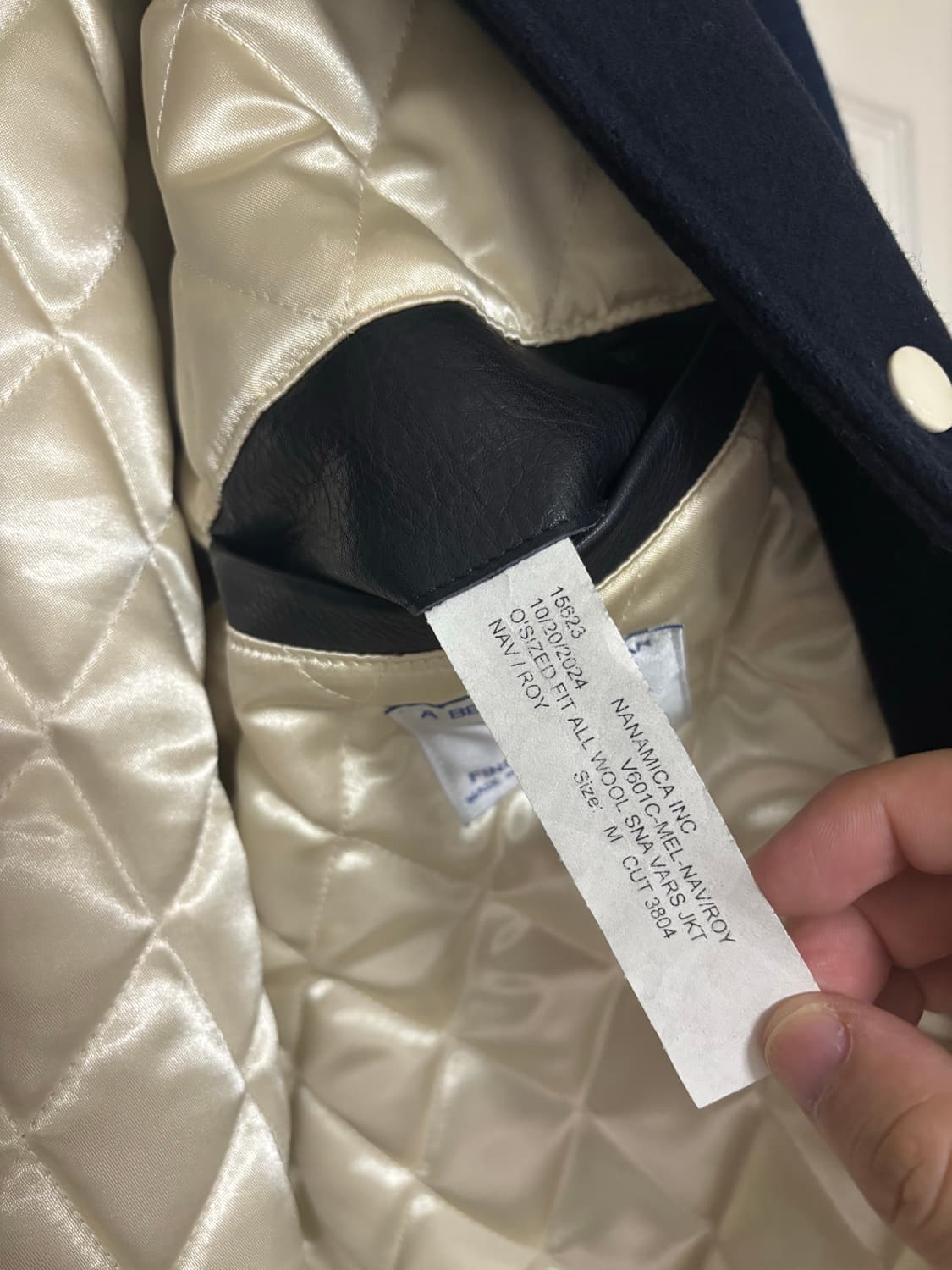 [M] 나나미카 x 골든베어 울 바시티 24fw 상품이미지8